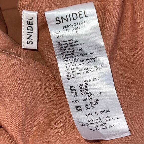 Snidel Midi Dress Sweater Pleated Cutout - Picture 8 of 11